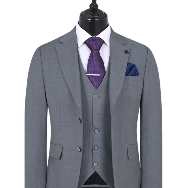 Grey Texture Classic Fit Suit