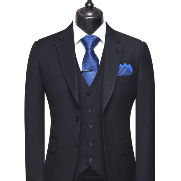 Black Self Tailored Smart Fit Suit